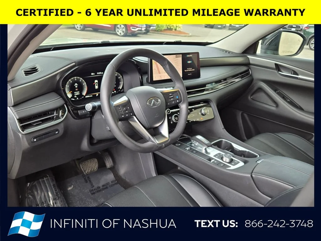 Certified Used 2023 White INFINITI LUXE image 6