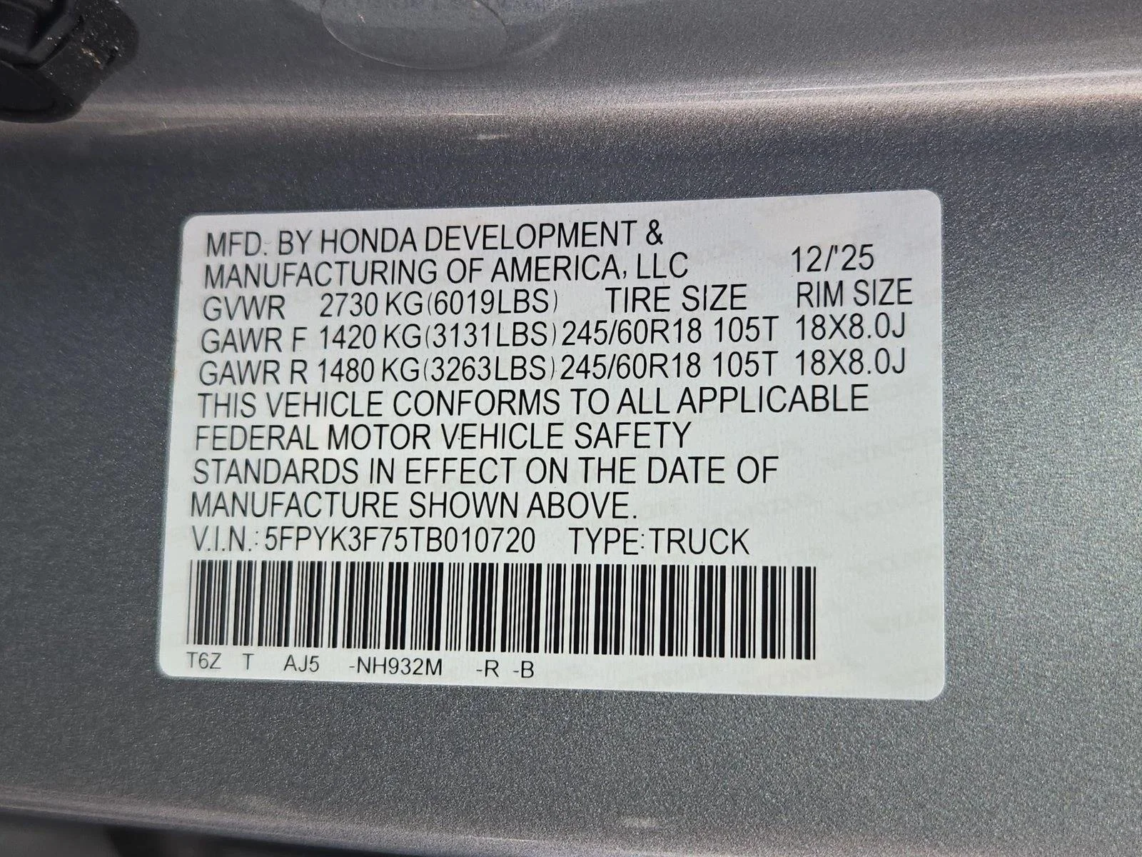 Used 2026 Solar Silver Metallic Honda TrailSport+ image 26