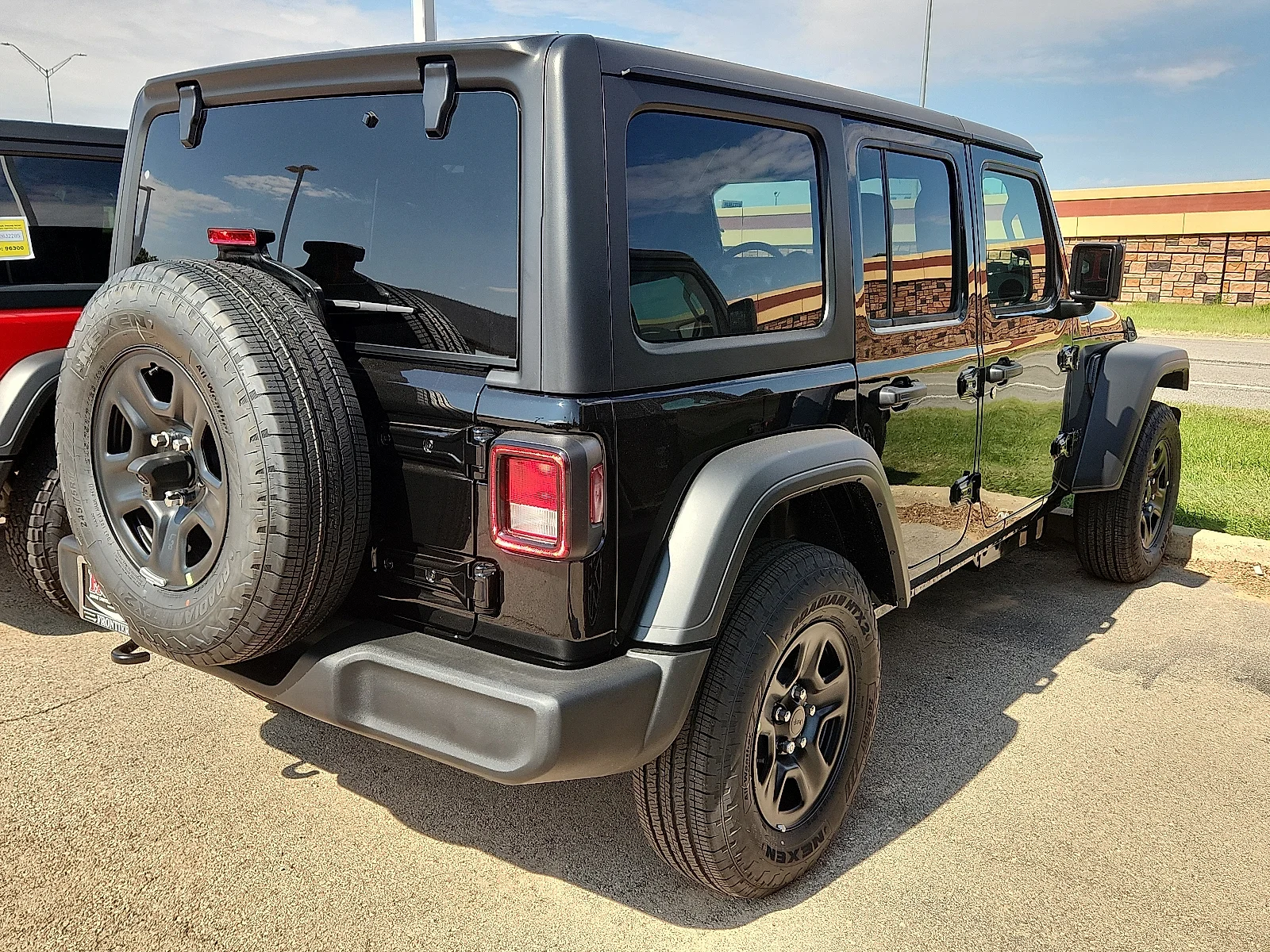 New 2027 Black Clear-Coat Paint Jeep 4-DOOR SPORT image 3