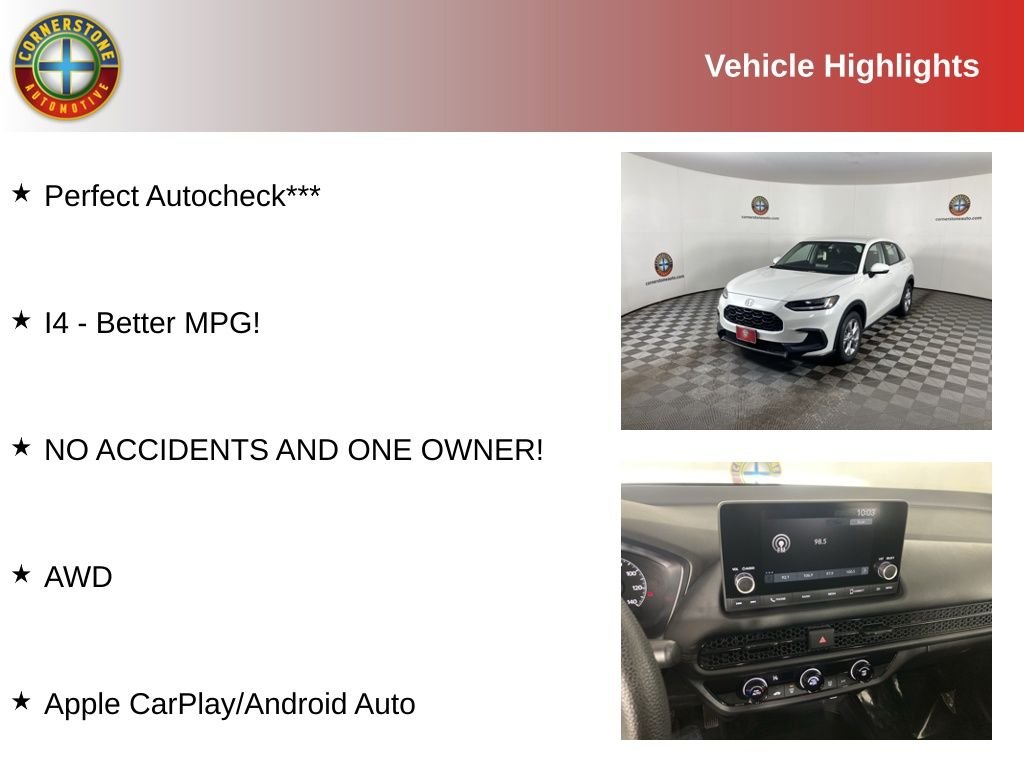 Used 2024 Honda HR-V LX with VIN 3CZRZ2H39RM769317 for sale in Elk River, Minnesota