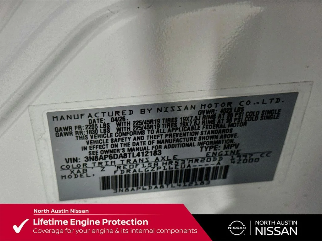 New 2026 White Nissan SR image 38