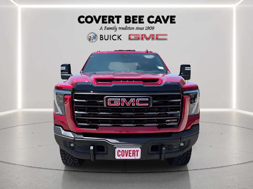 Used 2025 Volcanic Red Tintcoat GMC AT4X image 3