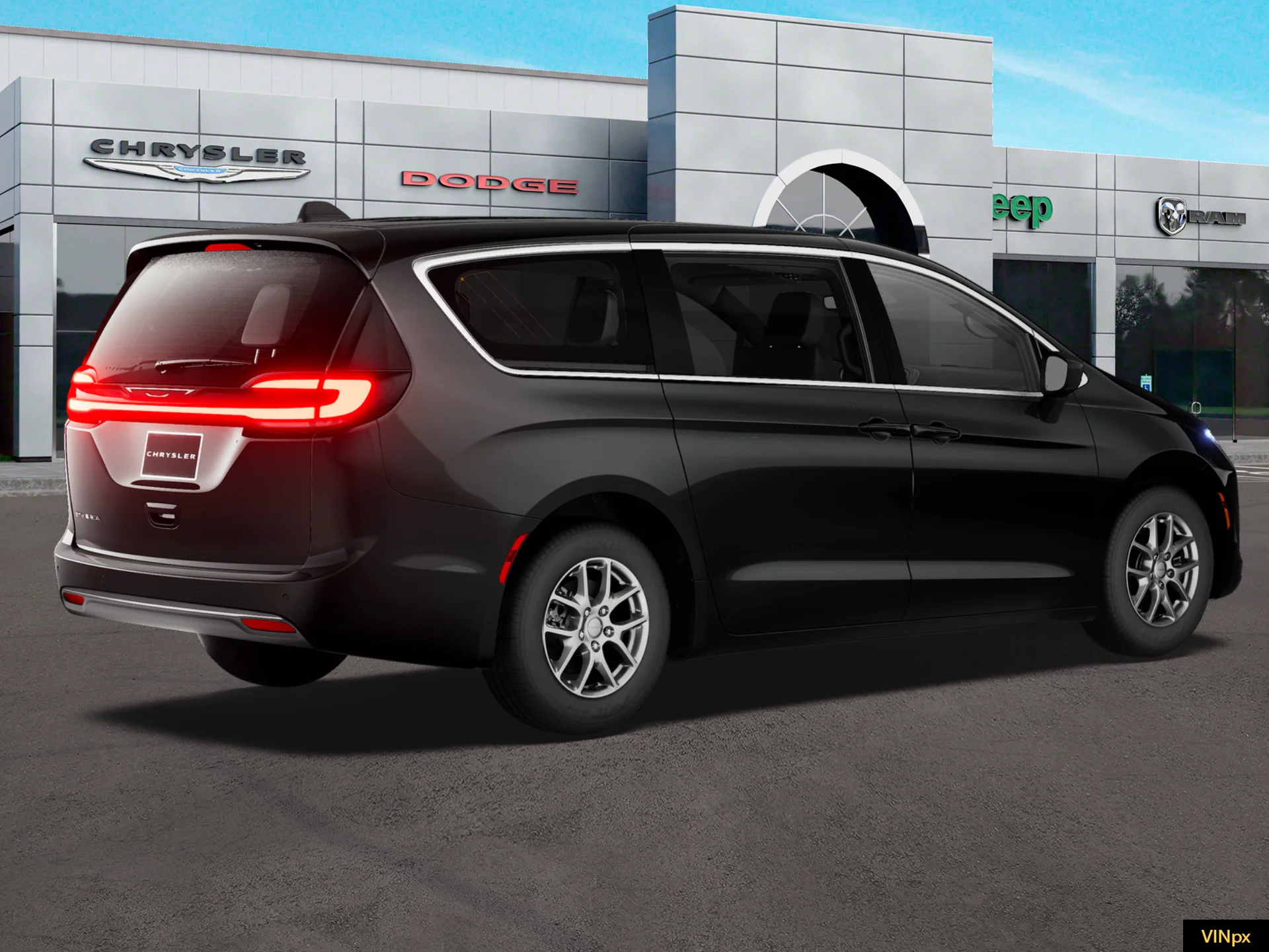 New 2027 Diamond Black Crystal Pearlcoat Chrysler Select image 8