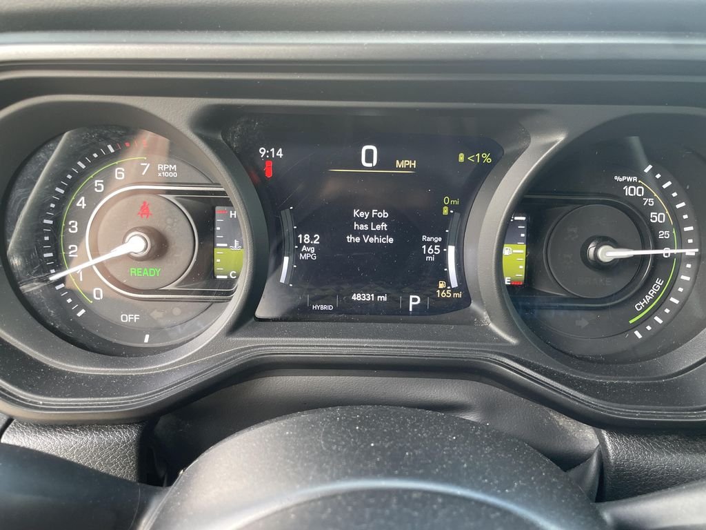 Used 2024 Black Jeep Hybrid Rubicon 4xe image 18