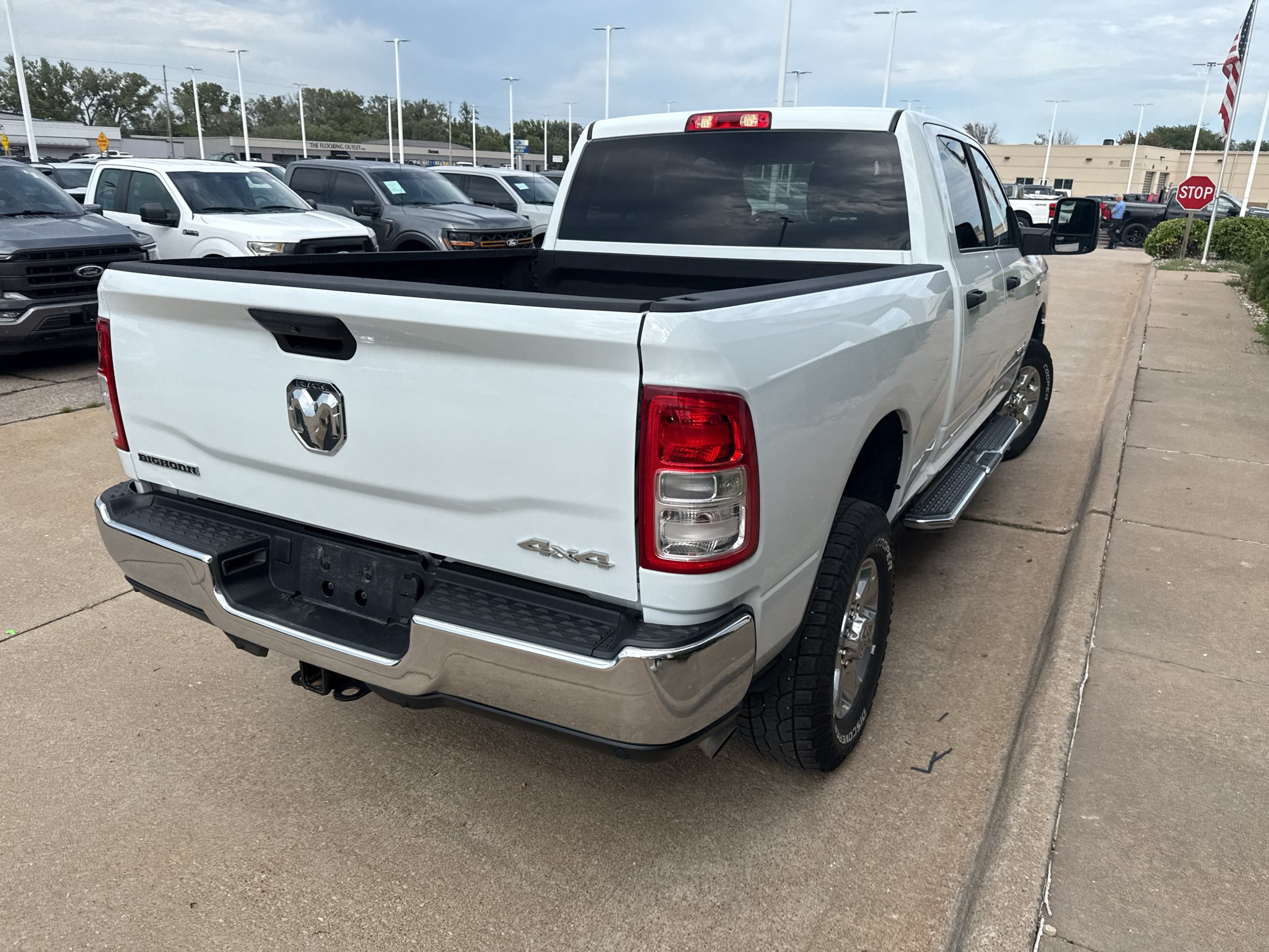 Used 2024 Bright White Clearcoat Ram Big Horn image 5