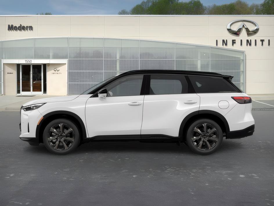 New 2027 Radiant White/Black Obsidian INFINITI AUTOGRAPH image 3