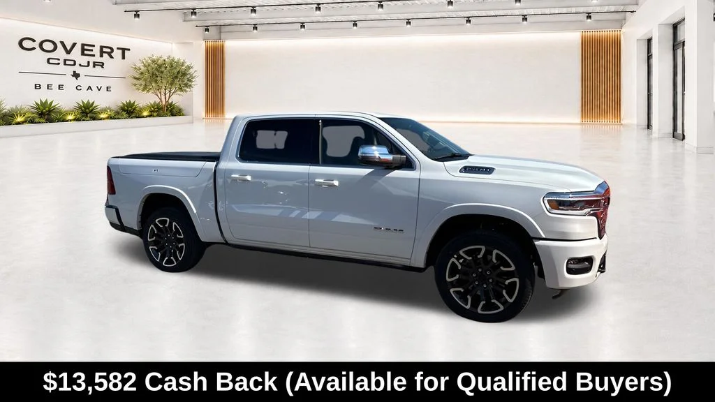 New 2026 Ivory White Tri-Coat Pearlcoat RAM Limited image 16