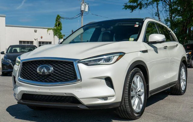 Used 2019 INFINITI QX50 Essential with VIN 3PCAJ5M34KF125381 for sale in Syracuse, NY