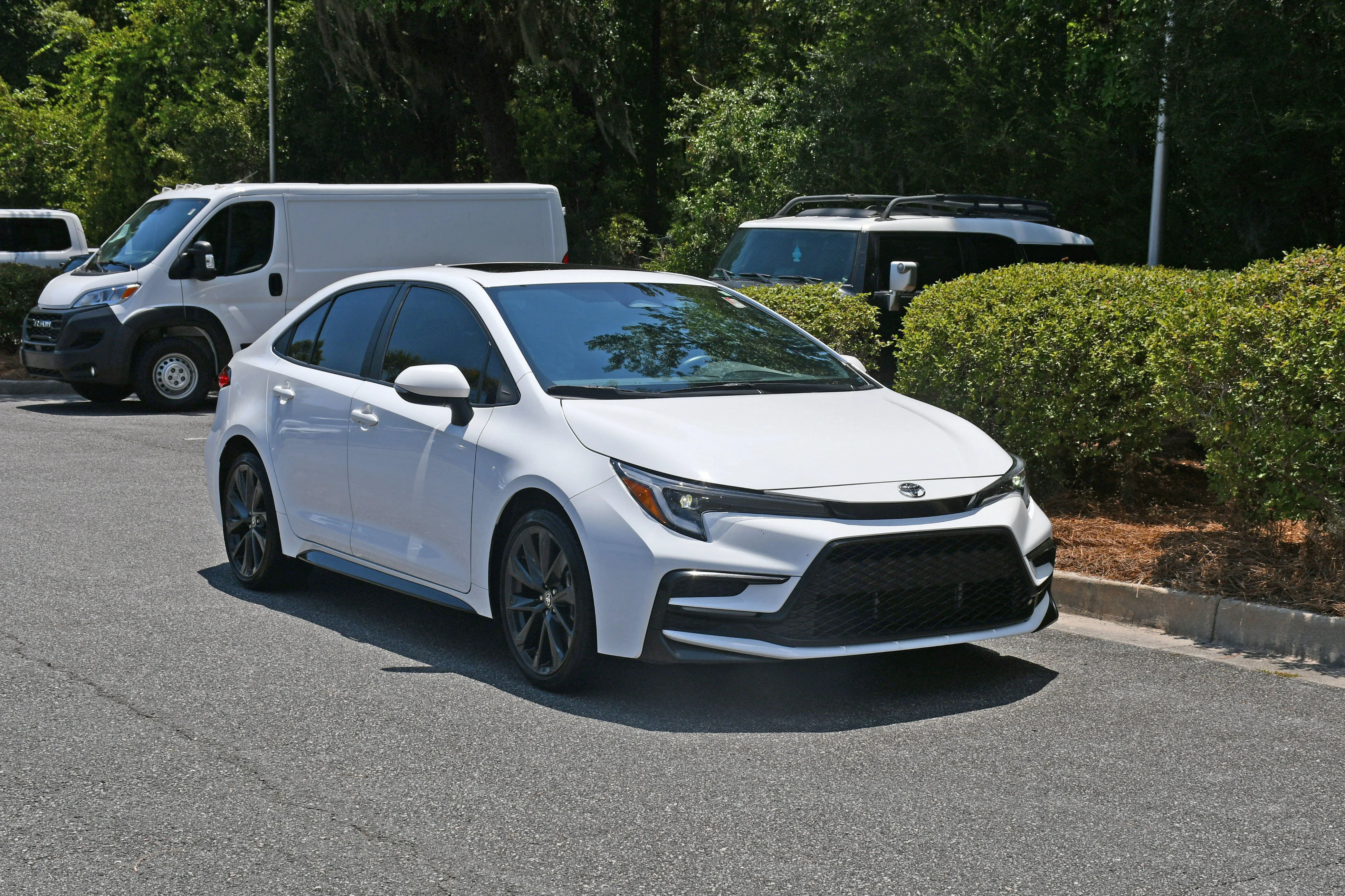 Used 2023 White Toyota SE image 6