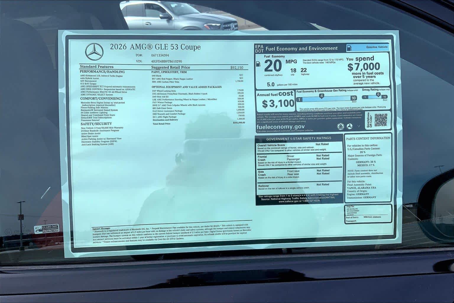 New 2026 Black Mercedes-Benz AMG® GLE 53 image 19