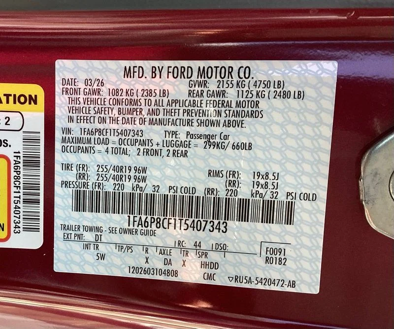 New 2026 Molten Magenta Metallic Tinted Clearcoat Ford GT Premium Fastback image 18