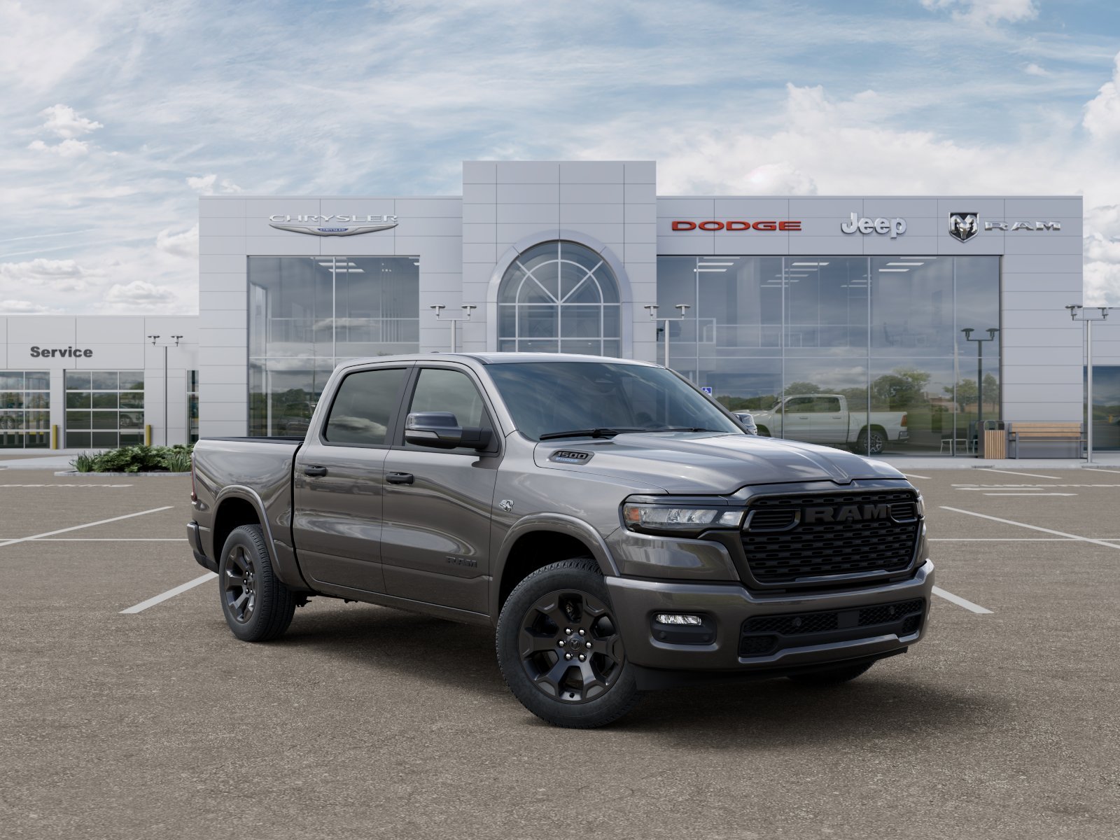 New 2026 Granite Crystal Metallic Clear-Coat Exterior Paint RAM Big Horn/Lone Star image 5