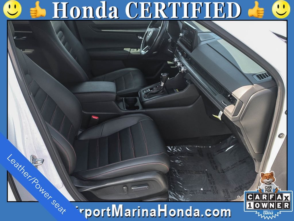 Certified Used 2024 Platinum White Pearl Honda HYBRID 2WD SPORT-L image 10