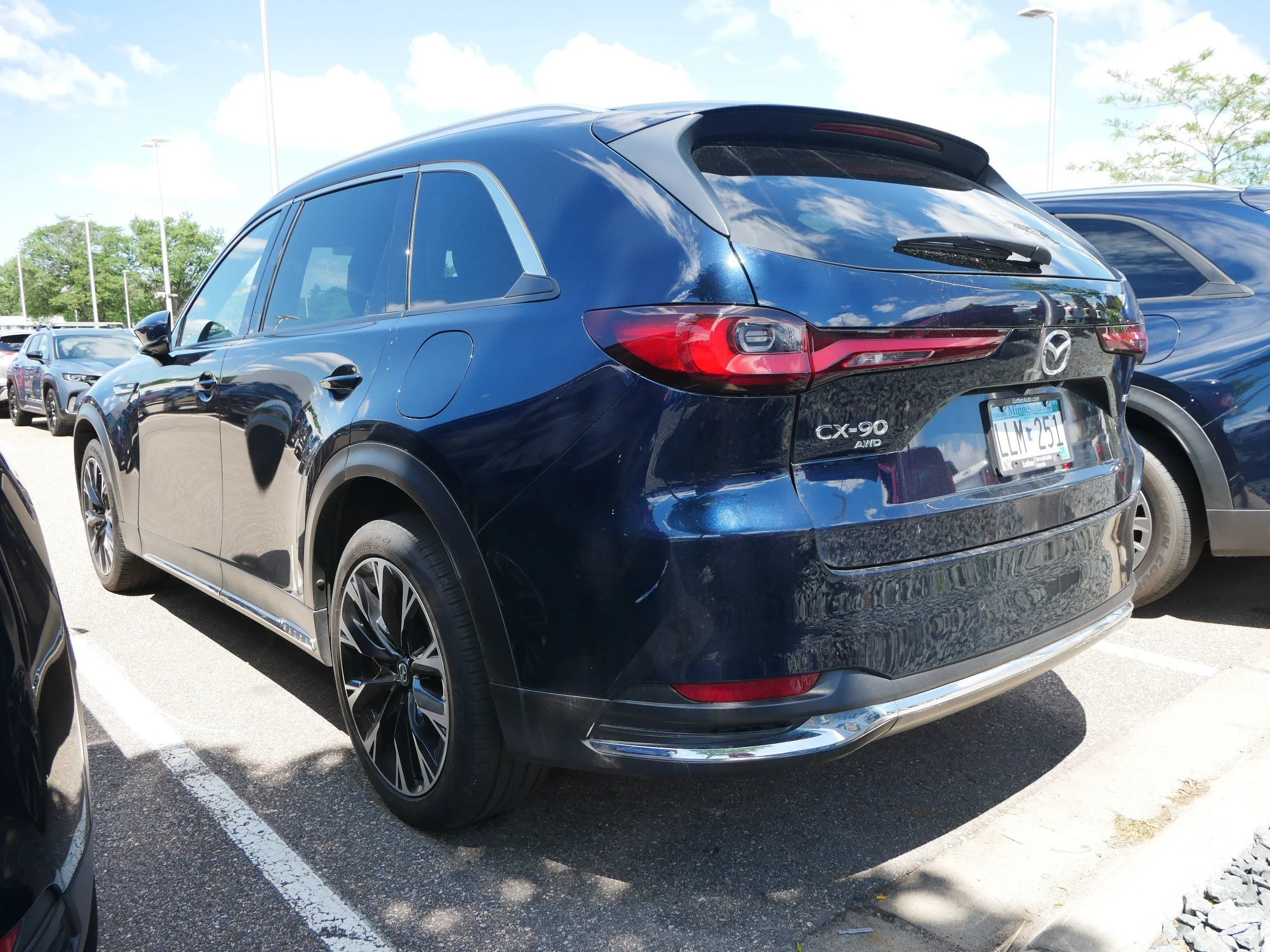 Used 2024 Deep Crystal Blue Mica Mazda Premium Plus image 4