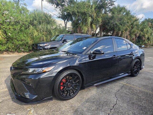 Used 2021 Midnight Black Metallic Toyota TRD image 1