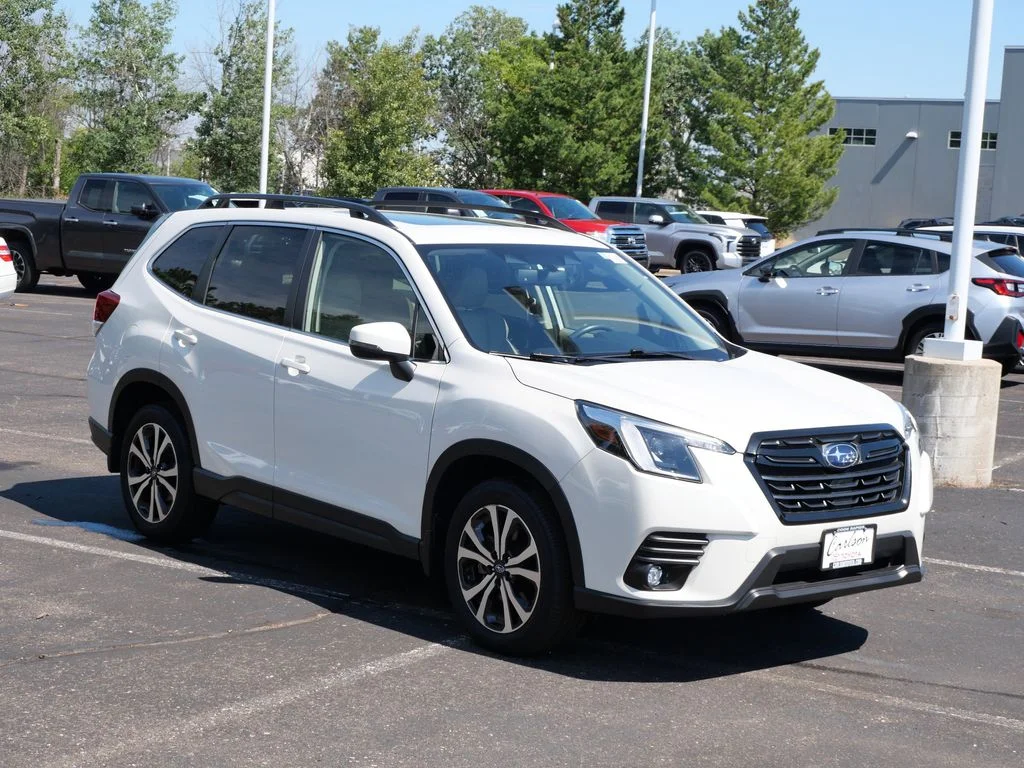 Used 2024 Subaru Forester Limited with VIN JF2SKALC7RH455801 for sale in Minneapolis, Minnesota