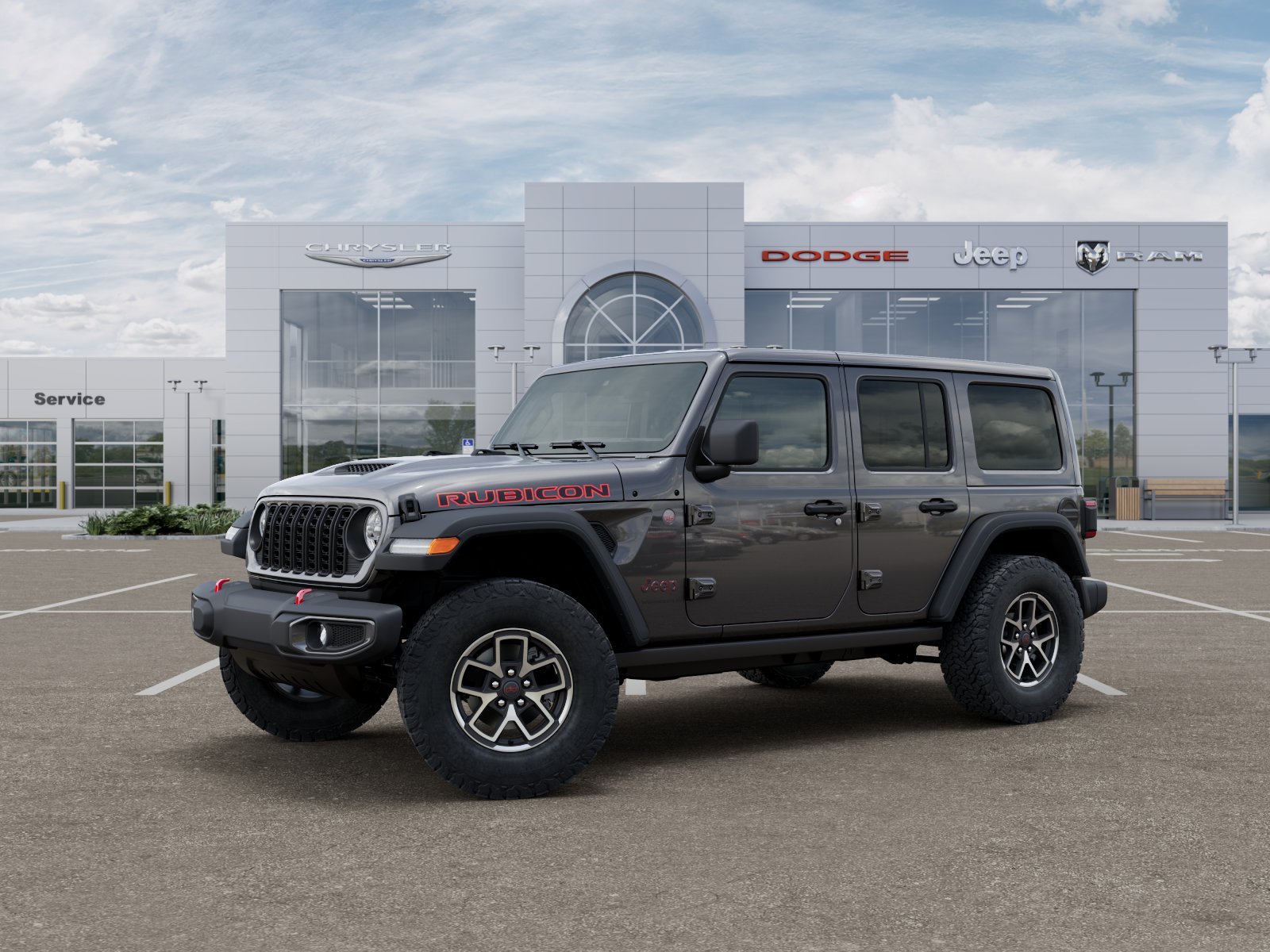 New 2026 Granite Crystal Metallic Clear-Coat Exterior Paint Jeep Rubicon image 23