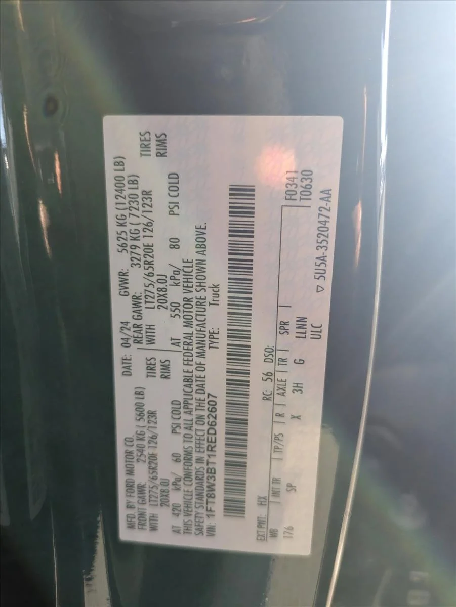 Used 2024 Antimatter Blue Metallic Ford King Ranch image 25