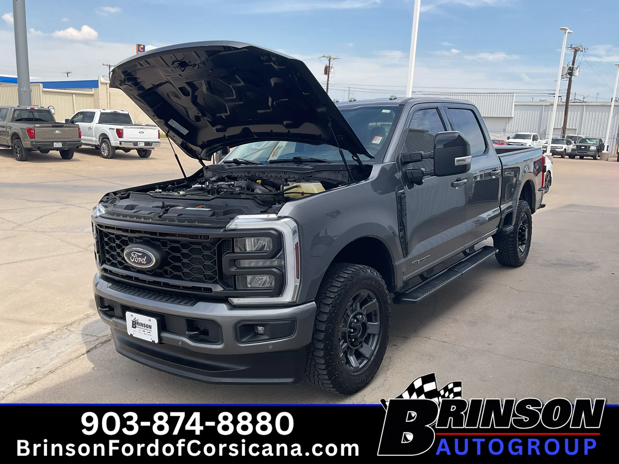 Used 2024 Carbonized Gray Metallic Ford LARIAT image 13