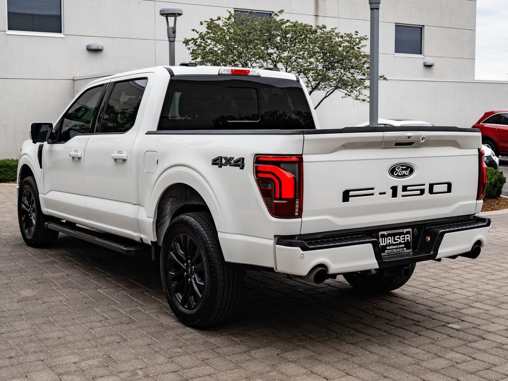 Used 2024 Star White Metallic Tri-Coat Ford LARIAT image 6