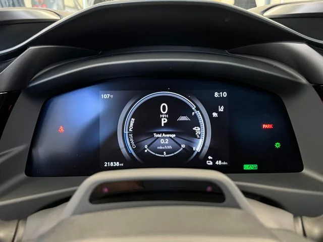 Used 2024 Cloudburst Gray Lexus 450e Luxury image 19