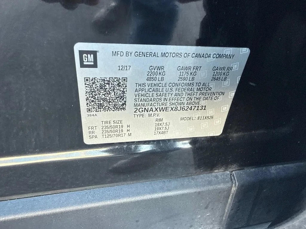 Used 2018 MOSAIC BLACK METALLIC Chevrolet Premier image 39