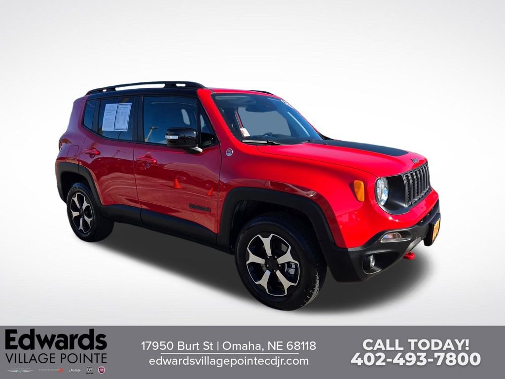 Used 2022 Red Jeep Trailhawk image 1