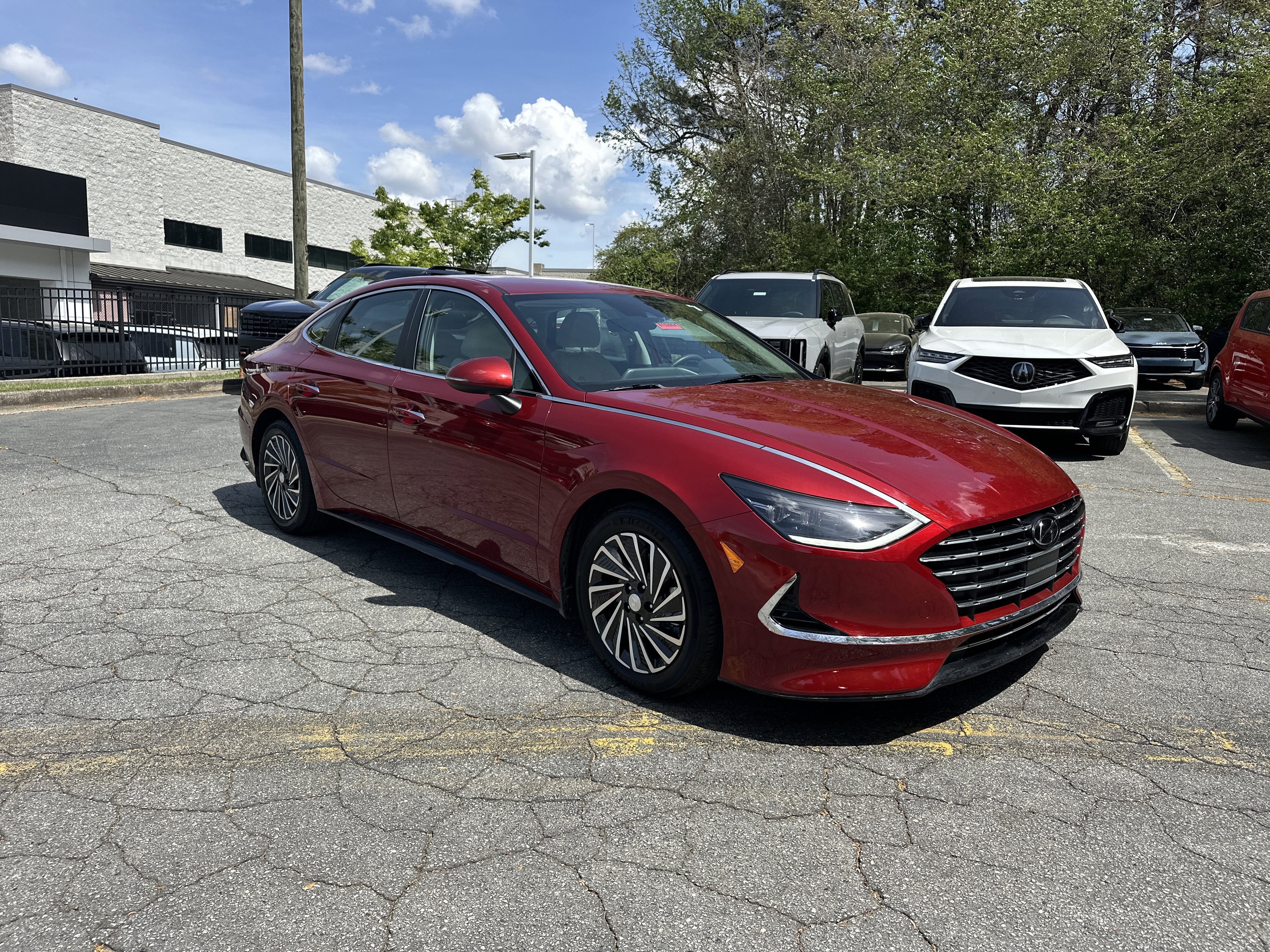 Used 2023 Ultimate Red Hyundai SEL image 8