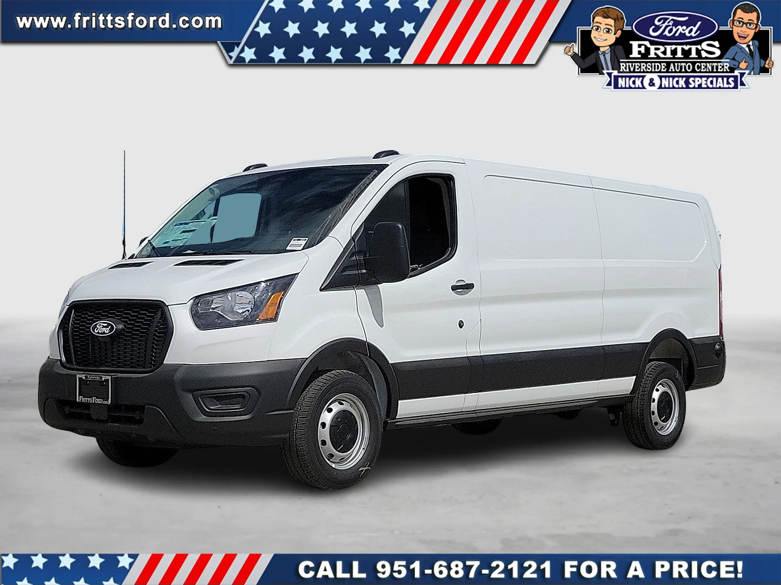 New 2026 Oxford White Ford Cargo Van image 1