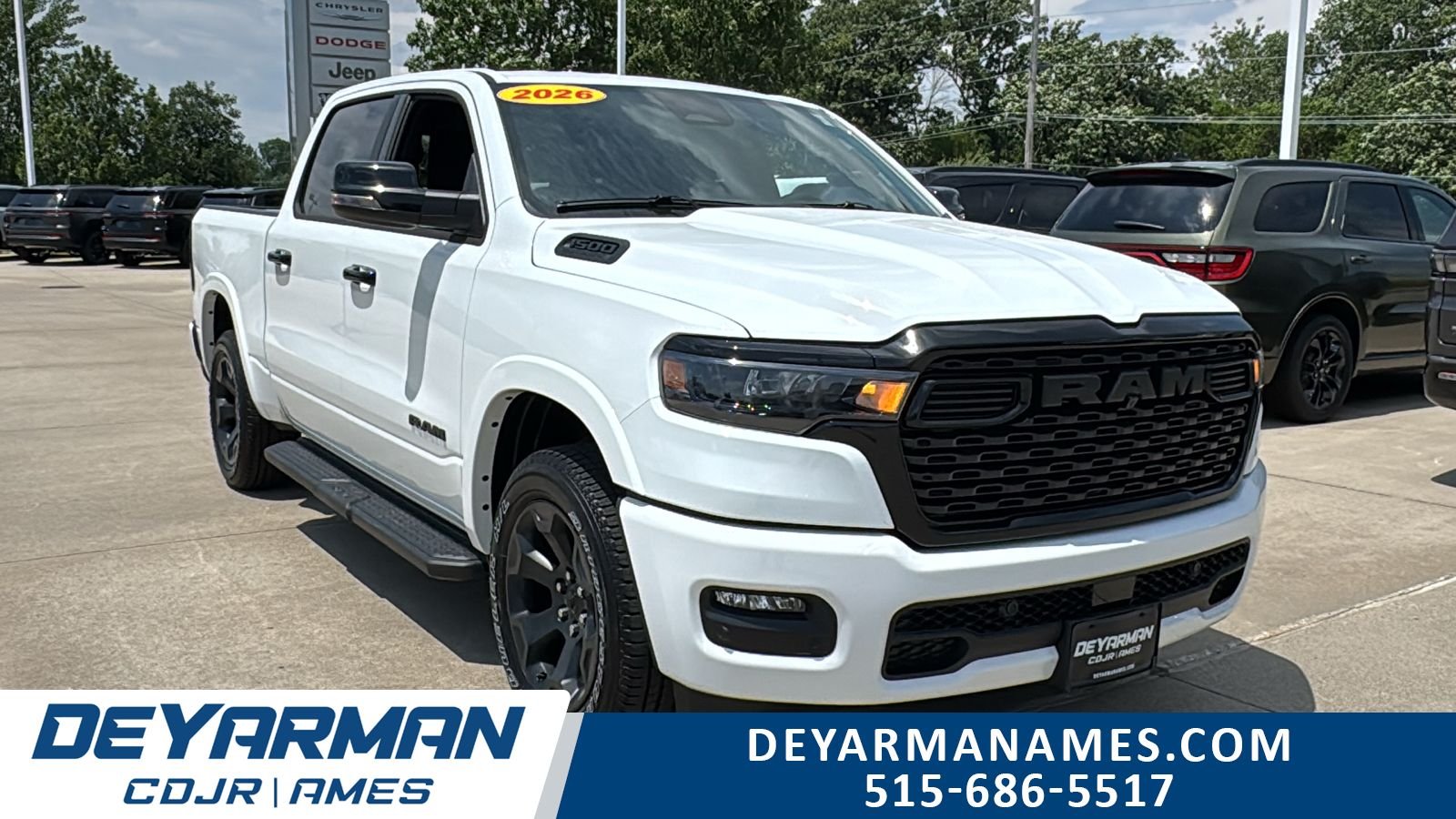 New 2026 Bright White Clearcoat RAM Big Horn/Lone Star image 1