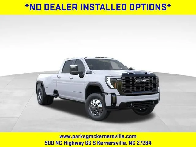 New 2026 Glacier White Tricoat GMC Denali Ultimate DRW image 1