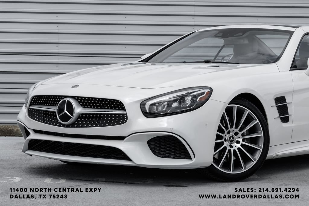 Used 2018 White Mercedes-Benz SL 550 image 3