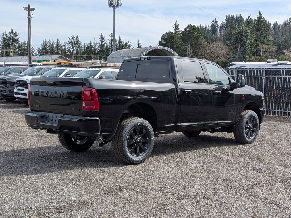 New 2026 Diamond Black Crystal Pearl-Coat Exterior Paint RAM Laramie image 7