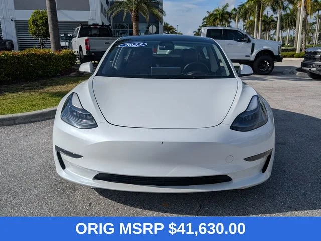 Used 2023 Tesla Model 3 Base with VIN 5YJ3E1EA6PF545914 for sale in Delray Beach, FL