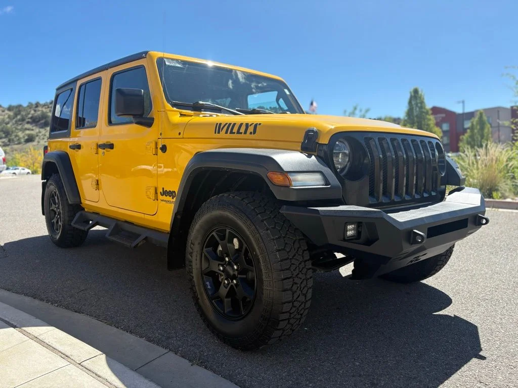 Used 2020 Yellow Jeep Unlimited Sport image 13