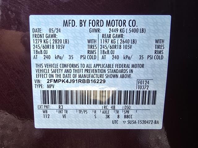 Used 2024 Burgundy Velvet FORD SEL image 32