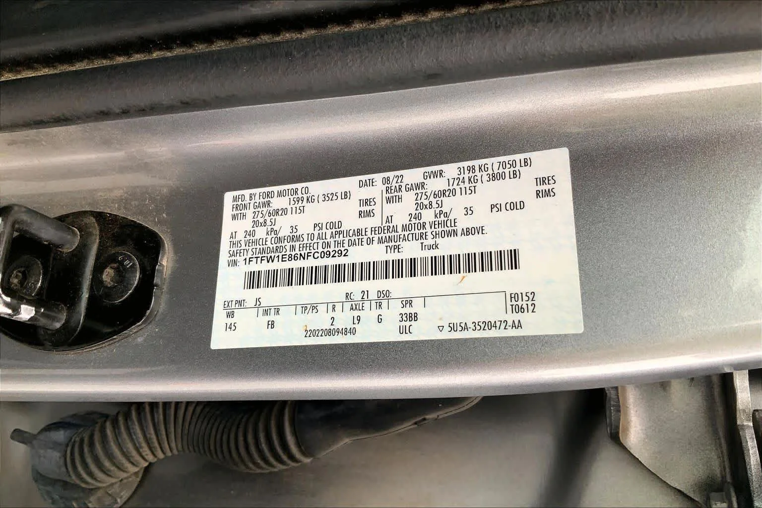 Used 2022 Iconic Silver Metallic Ford XLT image 29