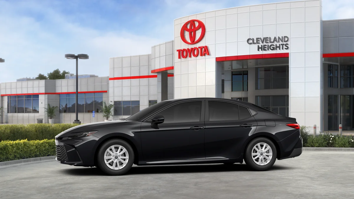 New 2026 Midnight Black Metallic Toyota LE image 3