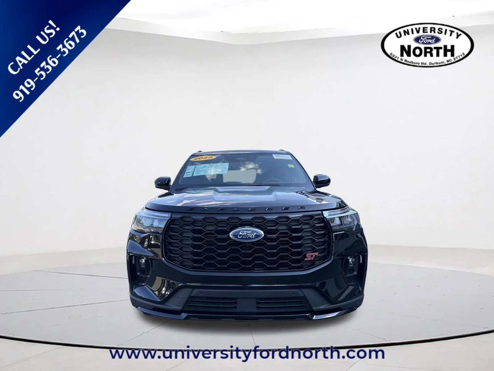 Used 2025 Agate Black Metallic Ford ST image 2