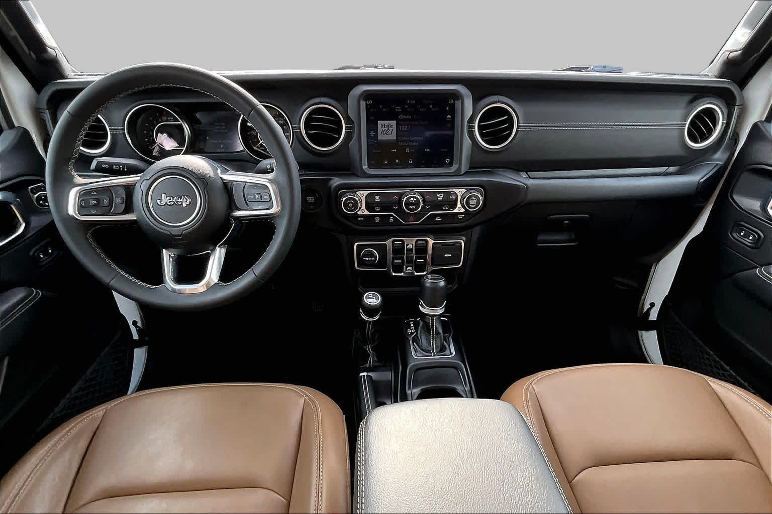 Used 2023 Bright White Clearcoat Jeep Overland image 15
