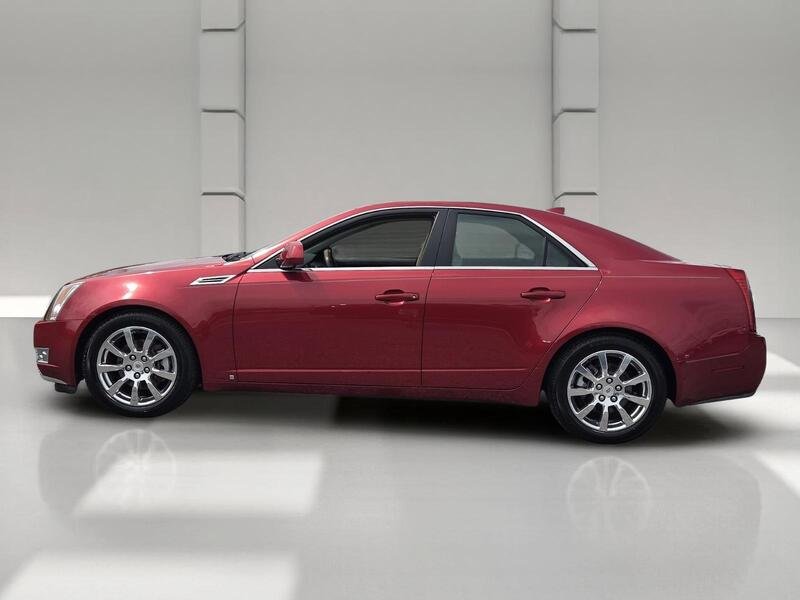 Used 2009 Crystal Red Tint CADILLAC 4DR SDN RWD W/1SA image 2