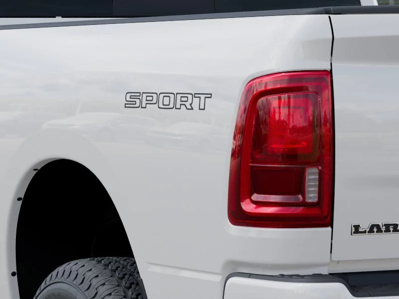 New 2026 Bright White Clear-Coat Exterior Paint RAM Laramie image 10