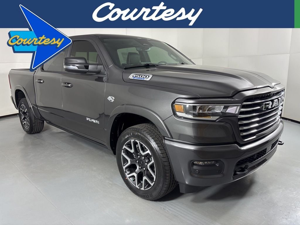 Granite Crystal Metallic Clear-Coat Exterior Paint 2026 RAM 1500 Pickup Truck Four-Wheel Drive