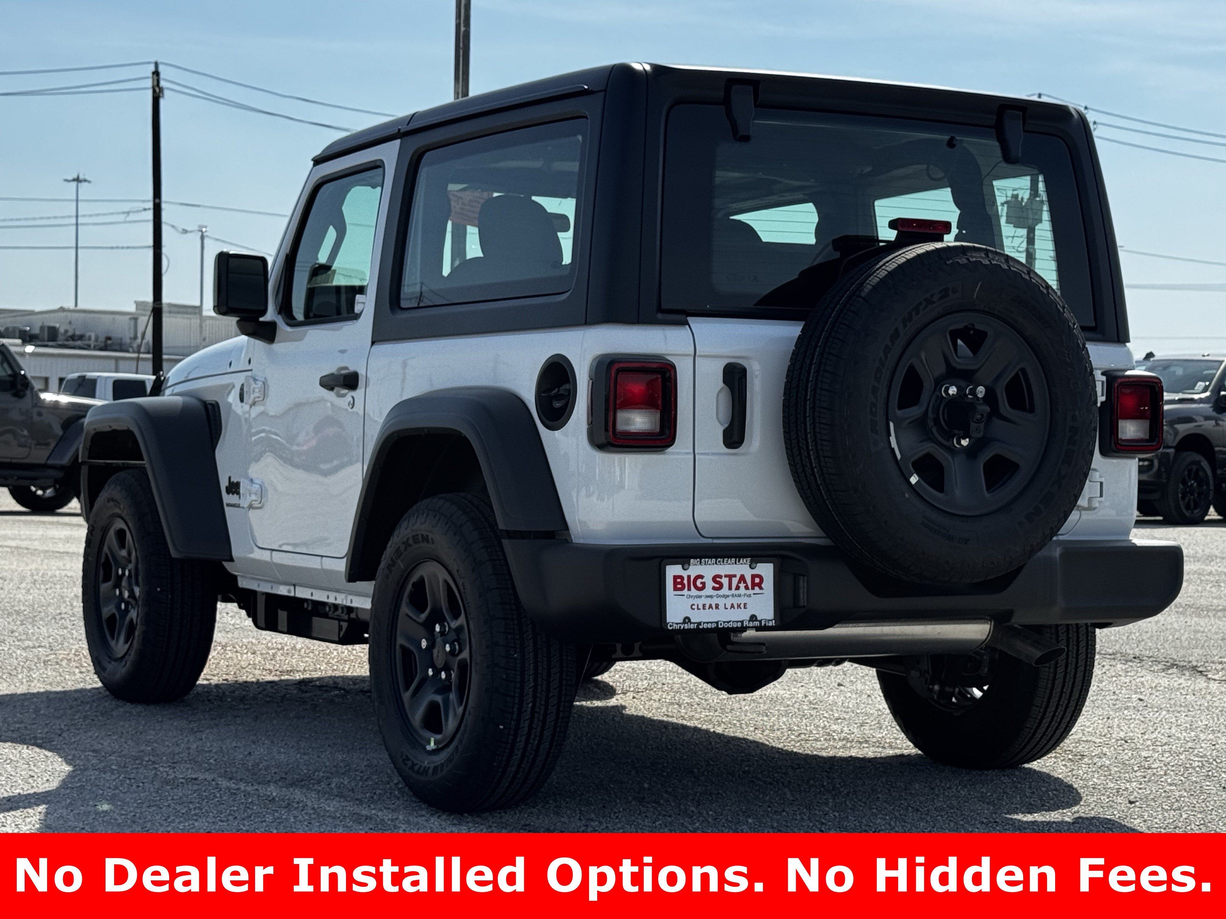 New 2026 Bright White Clear-Coat Exterior Paint Jeep Sport image 7