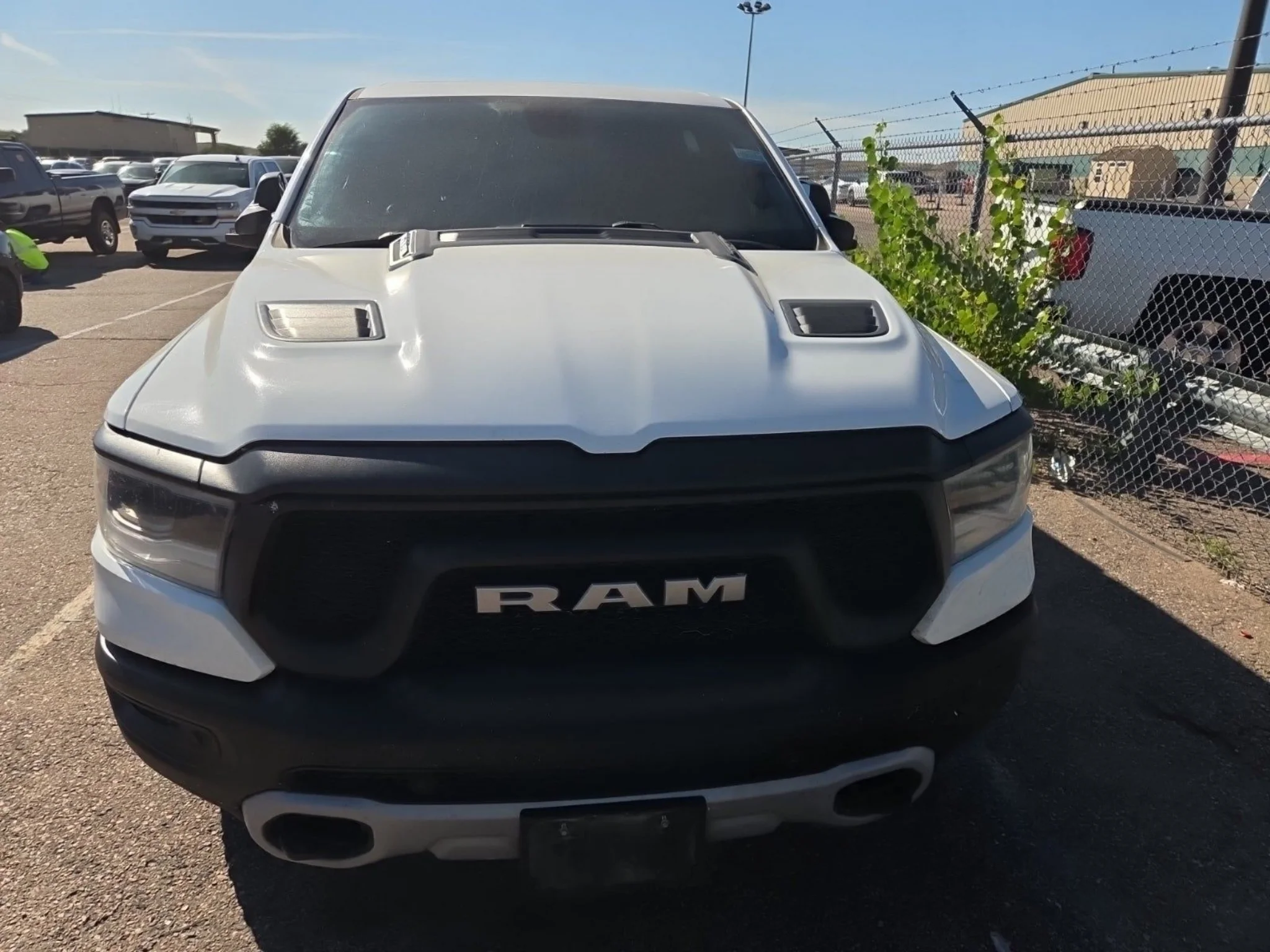 Used 2019 Bright White Clearcoat Ram Rebel image 2