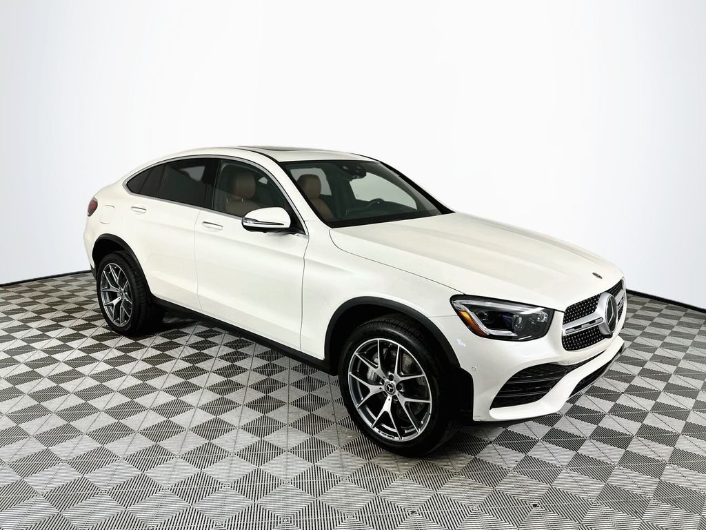 Certified Used 2023 White Mercedes-Benz GLC 300 Coupe image 1