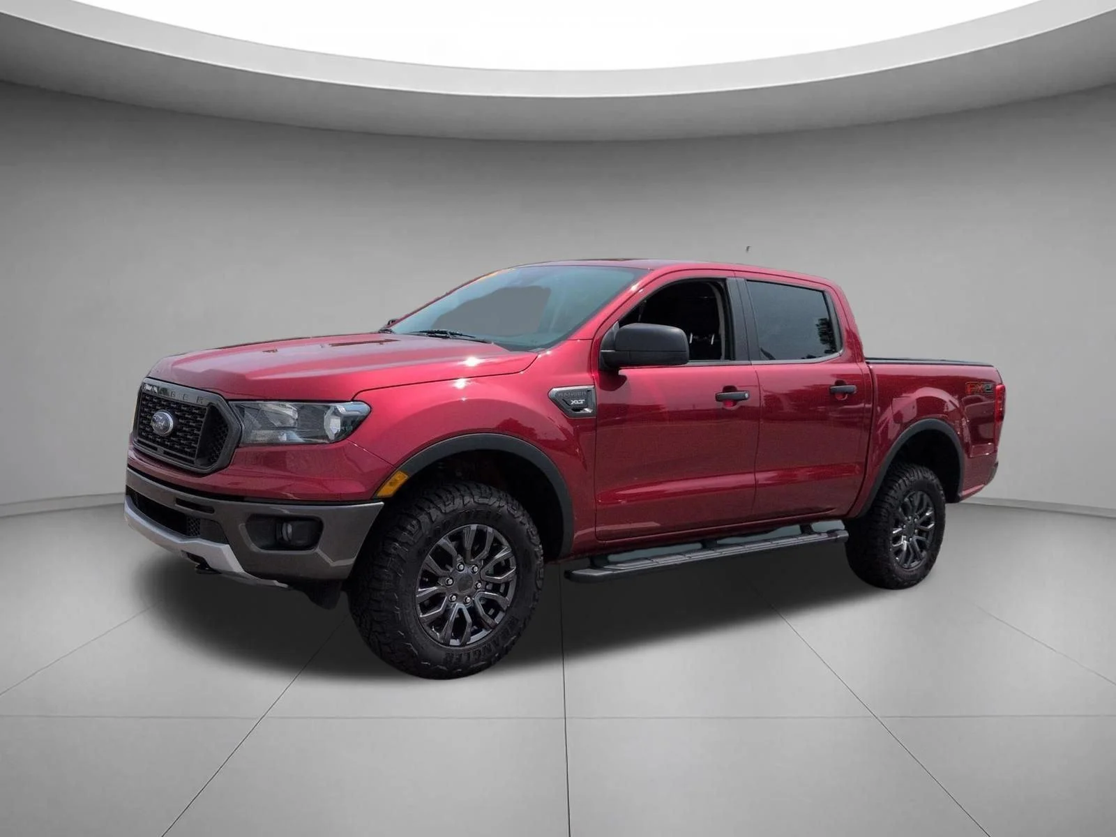 Used 2021 Rapid Red Metallic Tinted Clearcoat Ford XLT image 1