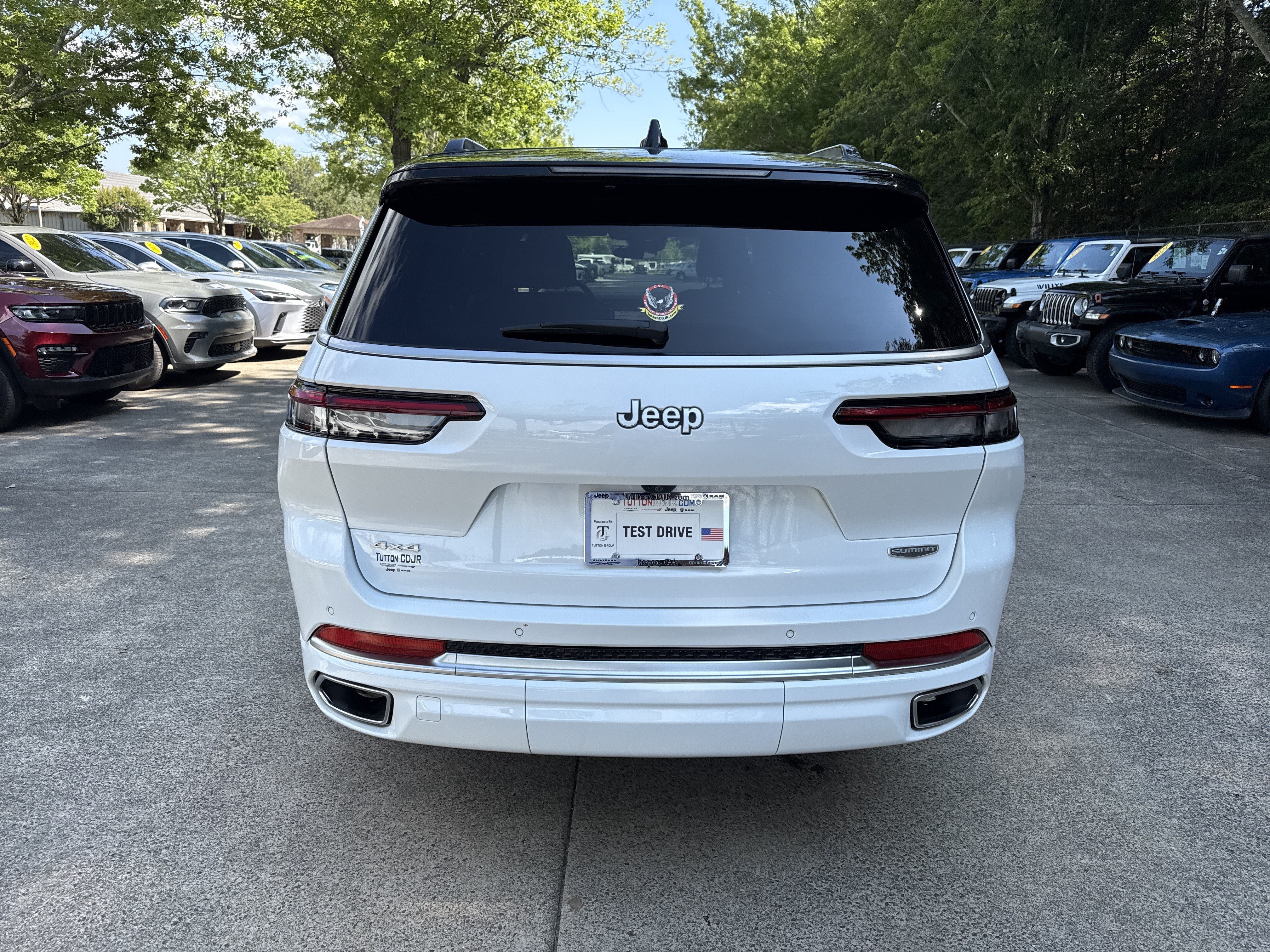 Used 2024 Bright White Clearcoat Jeep Summit Reserve image 6