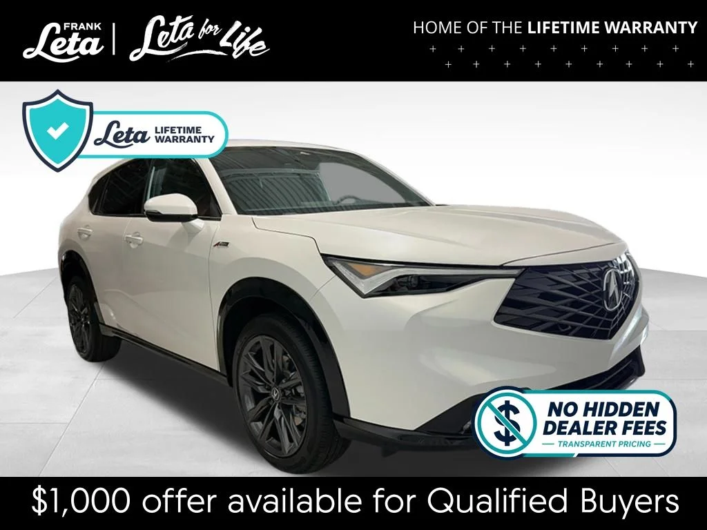 New 2026 Platinum White Pearl Acura A-Spec Package image 11