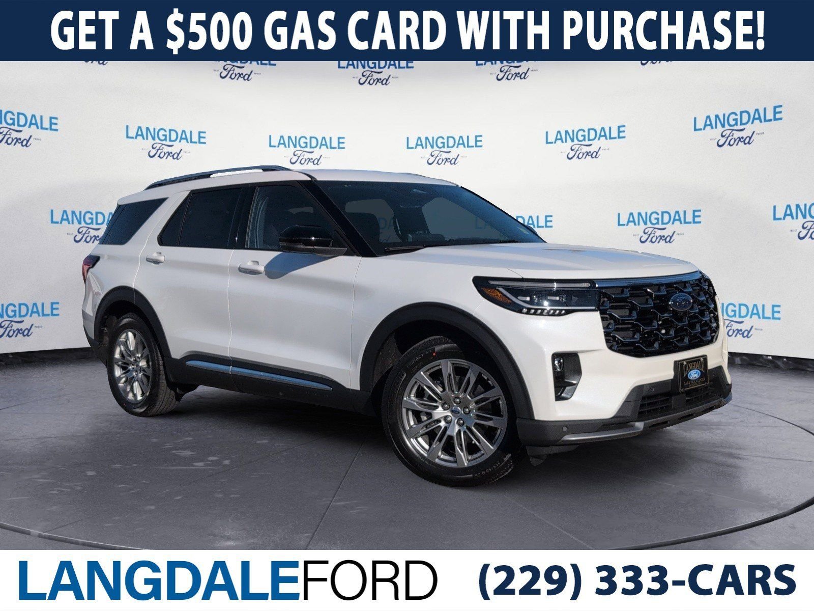 New 2026 Ford Explorer Platinum 4D Sport Utility in Valdosta